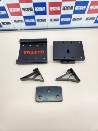 Soporte TV Pie Universal GRIFEMA GB3002 para Televisores de Plasma/LCD/LED hasta 85 Pulgadas, Soporte TV Suelo con Estantes de Vidrio Templado de 2 Niveles, hasta 60 kg, VESA MÁX. 400x800mm