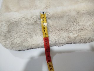 Bolso de pelo beige