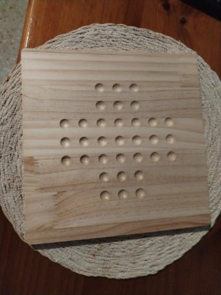 Juego de mesa de madera 4 en 1
