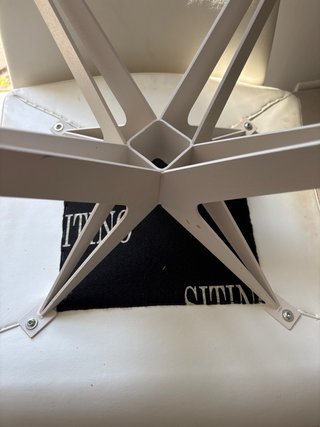 Silla de comedor blanca moderna