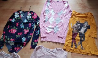 Lote 10 prendas invierno mujer Talla M,Mango.