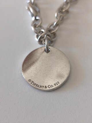 Pulsera Tiffany & Co. Round Tag de Plata 925.