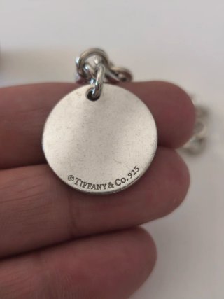 Pulsera Tiffany & Co. Round Tag de Plata 925.