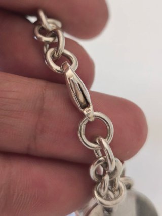Pulsera Tiffany & Co. Round Tag de Plata 925.