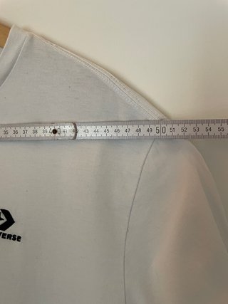 Camiseta Converse Oversize Blanca Básica Talla L