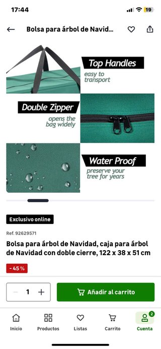 Funda para árbol de Navidad Maison Jardin