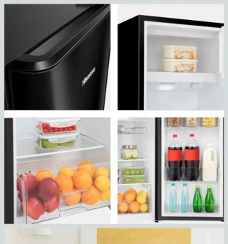 Nevera Hisense 150L Negra