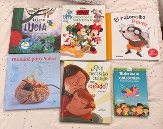 Lote de 6 cuentos infantiles ilustrados