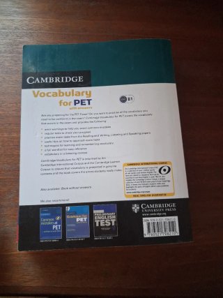 Cambridge Vocabulary for PET Student Book with ...