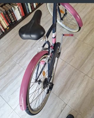 Bicicleta infantil BTWIN rosa y azul