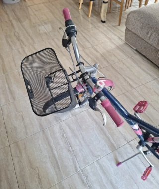 Bicicleta infantil BTWIN rosa y azul