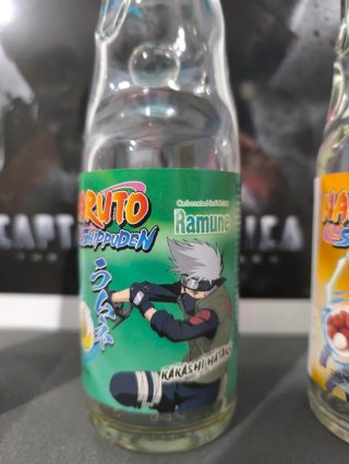 3 Botellas Ramune Naruto Shippuden Vacías