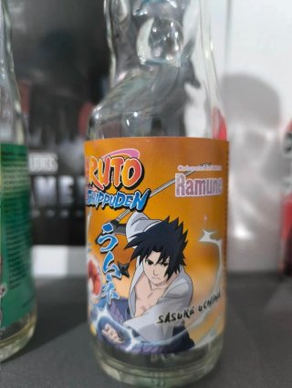 3 Botellas Ramune Naruto Shippuden Vacías