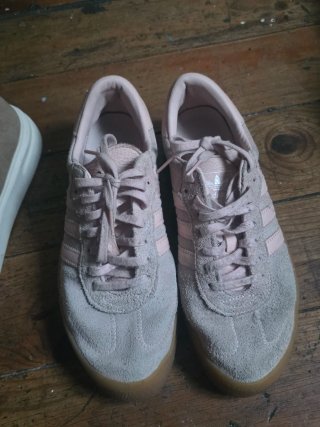 Zapatillas Adidas Samba Beige/Rosa