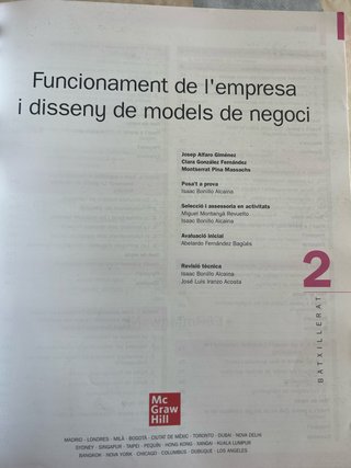 Funcionament de l'empresa i disseny de models d...