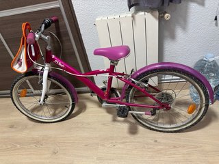 Bicicleta niña Decathlon rosa
