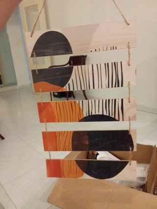 Cuadro decorativo madera