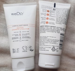 Wella WeDo/ Mascarilla Ligereza & Suavidad 2 x 75
