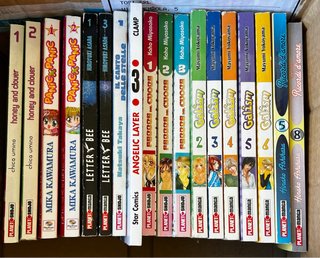 Stock fumetti manga in italiano