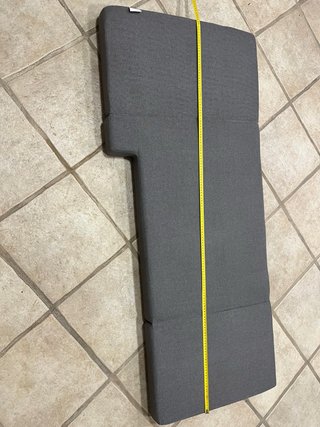 Colchón tríptico plegable delantero volswaguen