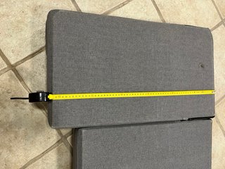 Colchón tríptico plegable delantero volswaguen