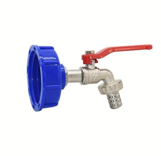 Adaptador Grifo Bidón IBC 1/2 Azul