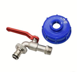 Adaptador Grifo Bidón IBC 1/2 Azul