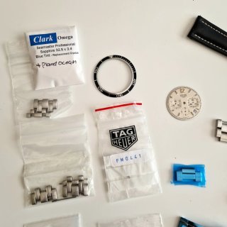 Tag Heuer, Breitling, Omega - piezas para relojes