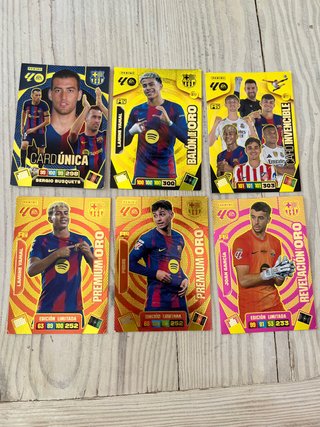Cartas La Liga Panini Edición Limitada