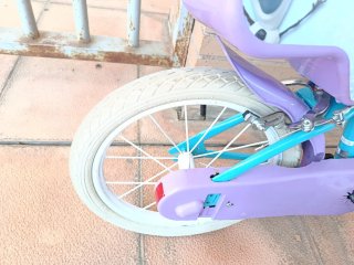 Bicicleta Frozen 16 con asiento infantil