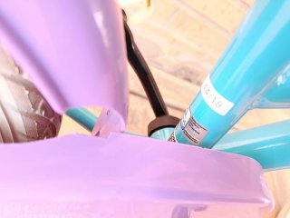 Bicicleta Frozen 16 con asiento infantil