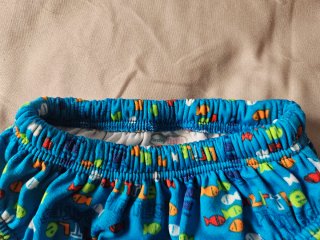Bañador pañal antifugas peces