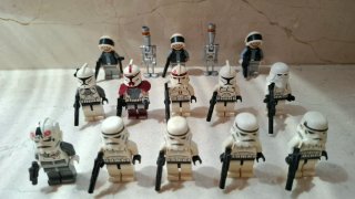 Lote 25 minifiguras Lego Star Wars originales