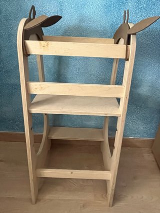 Torre de aprendizaje infantil madera