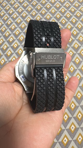 Reloj Hublot Negro y Plateado