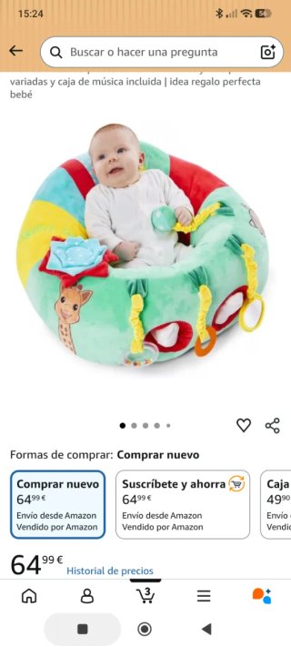 Asiento de actividades para bebé