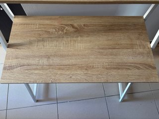 Mesa consola madera y metal