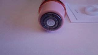 Depiladora Eléctrica Doble Cabezal Rosa