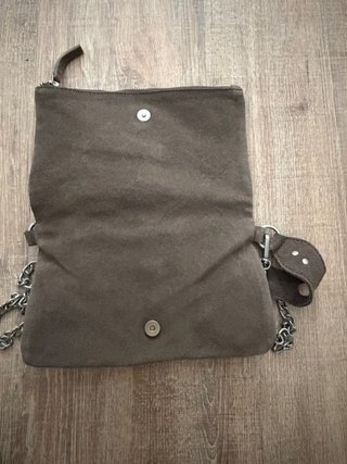 Bolso Mango Marrón Tachuelas