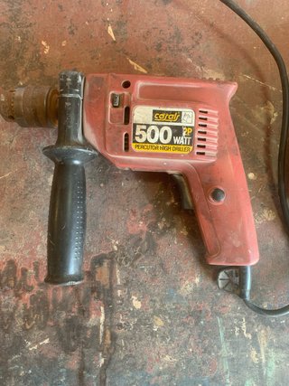 Taladro percutor Casals 500W y Sierra de calar Dex