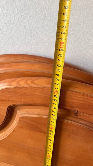 Cabecero de cama de madera