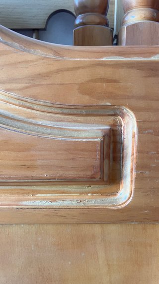 Cabecero de cama de madera
