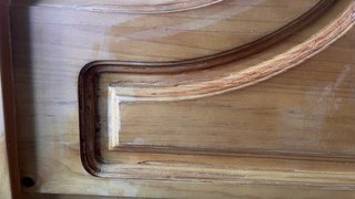 Cabecero de cama de madera