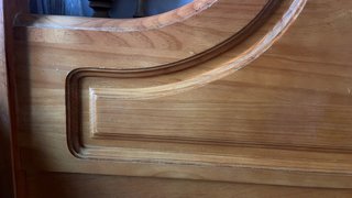 Cabecero de cama de madera