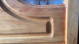 Cabecero de cama de madera