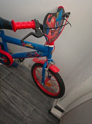 Bicicleta Spiderman niño 16 pulgadas