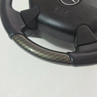 Volante Mercedes Carbono piel Negro
