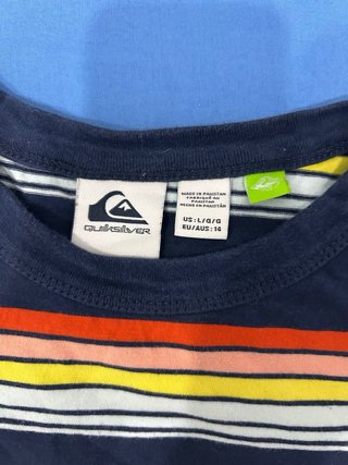 Camiseta Quiksilver Rayas Talla XS de hombre
