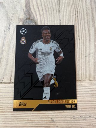 Carta Topps Vini Jr Black Edge Edition