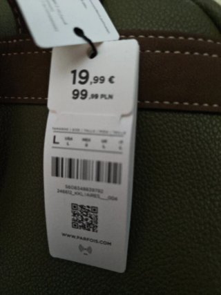Mochila Parfois caqui mujer nueva etiqueta.